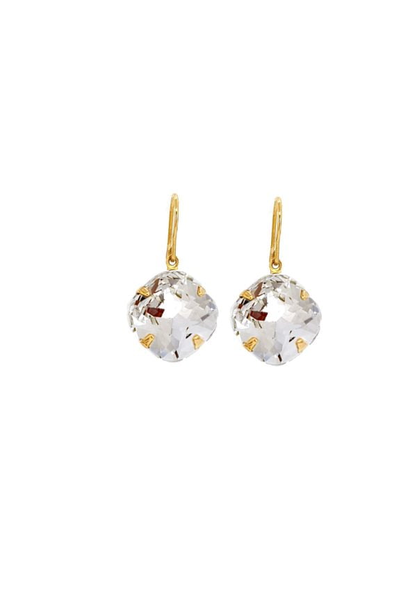 Remi Petite Earrings, lovely clear crystal bridal earrings