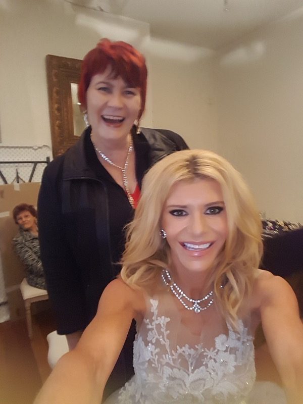 Gamble Breaux, The Real Housewives of Melbourne, wearing Redki Couture Jewellery, behind the scenes photoshoot
