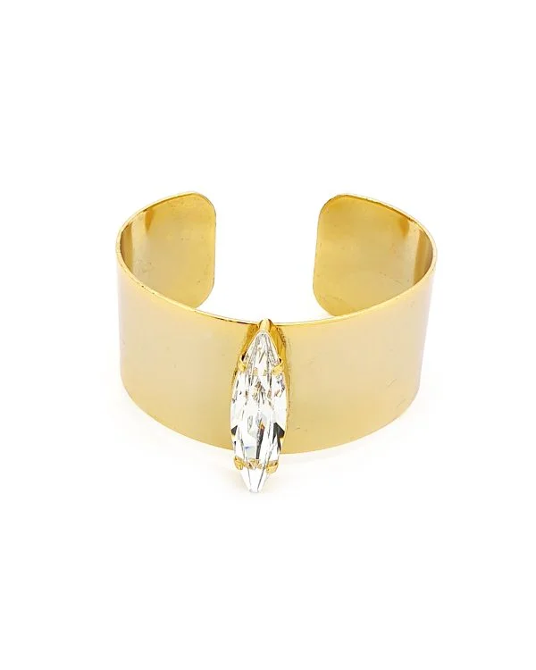Tiffany T diamond hinged bangle in 18k gold, medium. | Tiffany & Co.