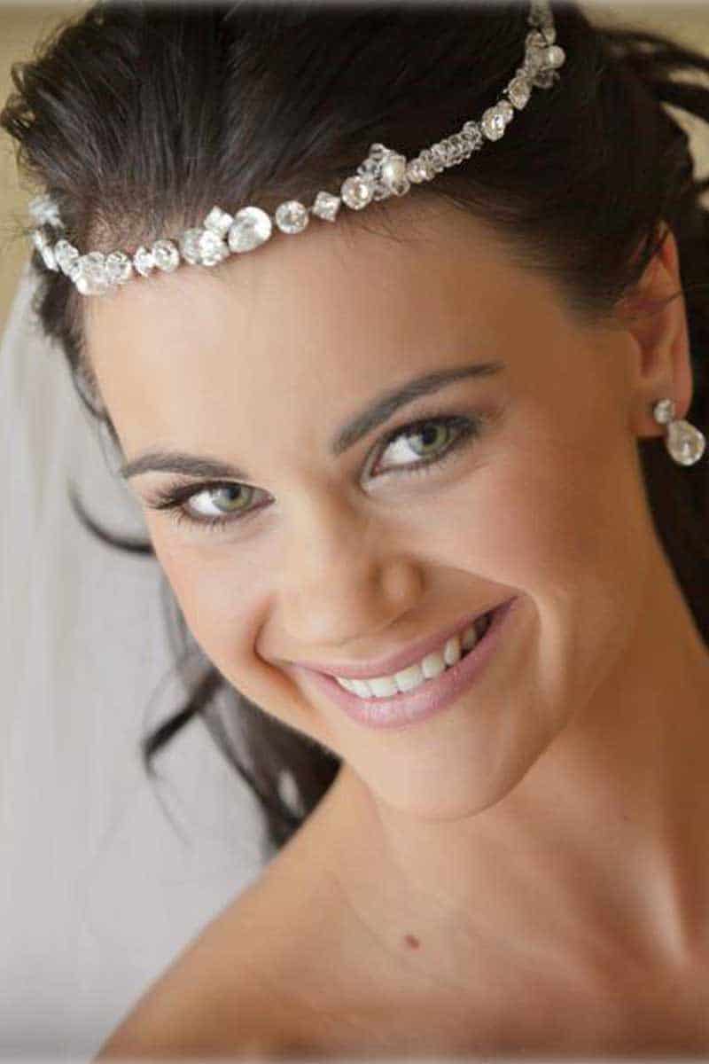 bridal headpiece real bride redki