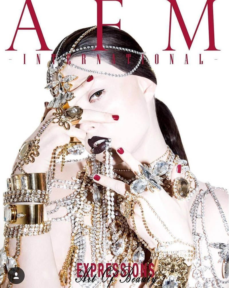 AFM Cover Magazine featuring Redki Couture Jewellery