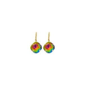 Remi Drop Crystal Iris Earrings Petite, Multi-Coloured Earrings, Redki Couture Jewellery