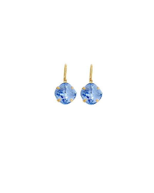 Remi Drop Crystal Light Blue Earrings Petite, Redki Couture Jewellery