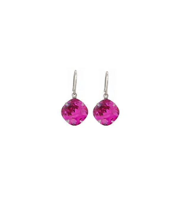 Remi Petite fuchsia pink Earrings, Redki Couture Jewellery